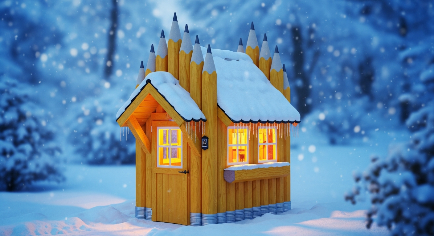 The Winterhouse pencil shed